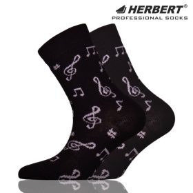 Herbert HGB313 gyerek bokazokni hangjegy mintázattal 