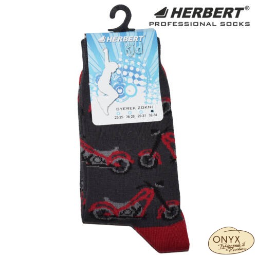 Herbert HGB339 gyerek bokazokni motoros mintával