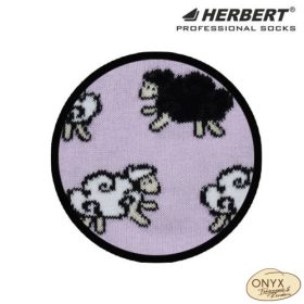 Herbert HGB341 rózsa-lila bárányos gyerek bokazokni