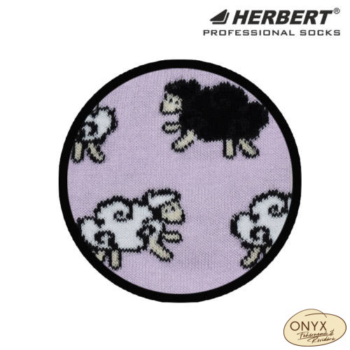 Herbert HGB341 rózsa-lila bárányos gyerek bokazokni