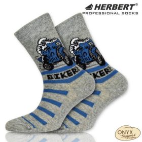 Herbert HGB351 gyerek bokazokni motoros feliratos mintával