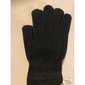 Kesztyű akril kötött egyszerű