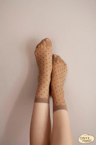 Knittex Noq Whisper pöttyös bokaharisnya 20denes