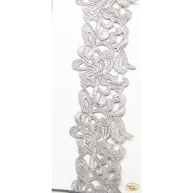 Légcsipke 857 ezüstszürke 60mm széles