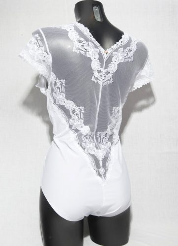 Leilieve M8808 csipkés body rövidujjú