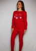 Lisca Cheek Beauty 63350 karácsonyi mintás piros 