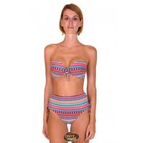   Lisca capri 40415 levehető pántos-pántnélküli szivacsos bikini felső