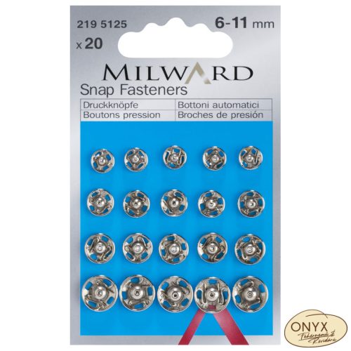 Milward 2195125 nikkel patent vegyes méretekben