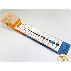 Pony 60644 kötő és horgolótű méretjelző