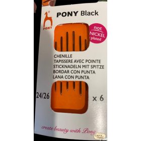 Pony Black tűkészlet Nr 24_26 6db-os