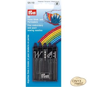   Prym 125110 tűkészlet tokban hímző és gyöngyfűző tűk