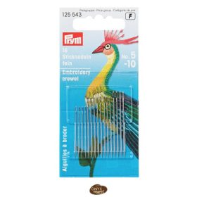 Prym 125543 hegyes hímzőtű No 5-10 méretben 16 db-os