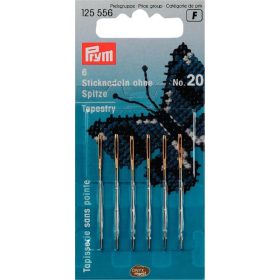 Prym 125556 tompa hímzőtű No 20 méretben 6 db-os