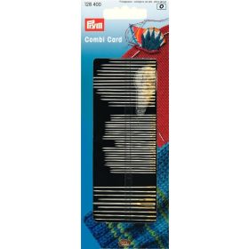 Prym 128400 Combi Card varrótűkészlet befűzővel 50db-os