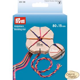 Prym 225136 Zsinórkészítő csillag 80x15 mm