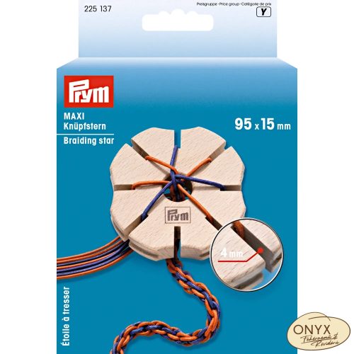 Prym 225137 Zsinórkészítő csillag 95x15 mm