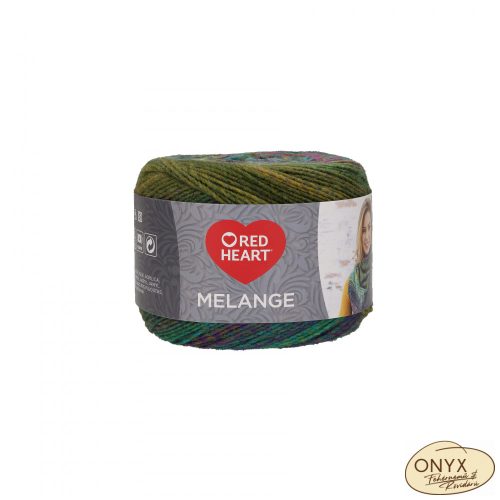 Red Heart Melange 006 forest színváltós fonal 