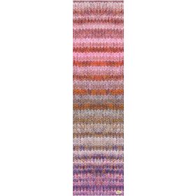 Red Heart Melange 008 coral színváltós fonal