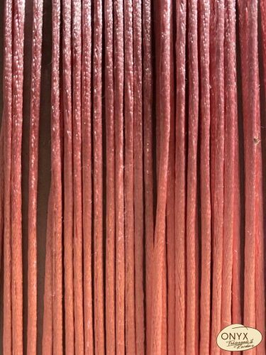 Szatén zsinór 2 mm terracotta (patkány farka)