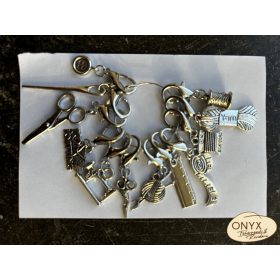 Szemjelölő  kézimunka figurák B890353 ezüst színben