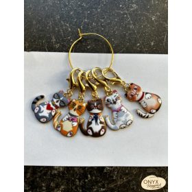 Szemjelölő színes karcsú cica B933013 vegyes színekben