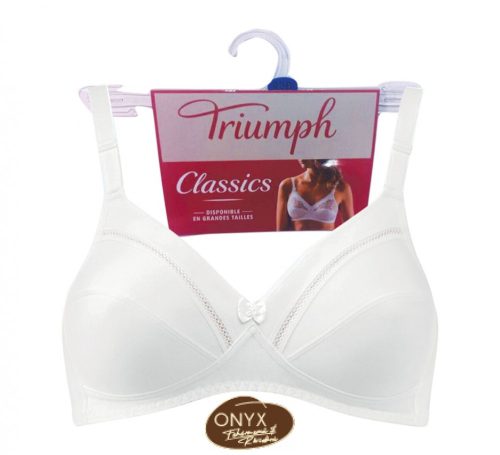 Triumph Cotton Classic merevítő nélküli lágy melltartó