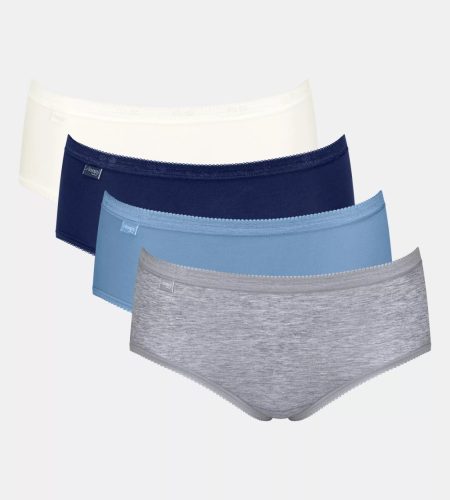 Triumph Sloggi Basic Midi 4 db-os csomagban, színes válogatás