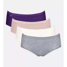   Triumph Sloggi Basic Midi 4 db-os csomagban, színes válogatás