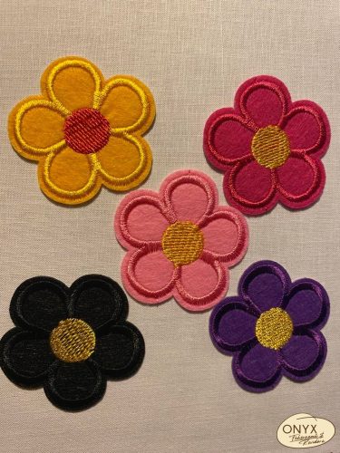 Vasalható folt BC-140 színes nagyobb virágok