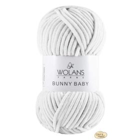 Wolans Bunny Baby 100-001 fehér zsenília fonal