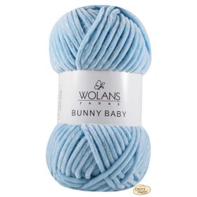 Wolans Bunny Baby 100-011 világoskék zseníliafonal