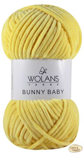 Wolans Bunny Baby 100-014 citrom zsenília fonal