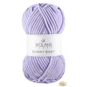 Wolans Bunny Baby 100-015 lila zsenília fonal