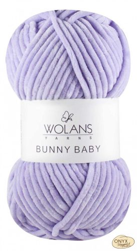 Wolans Bunny Baby 100-015 lila zsenília fonal