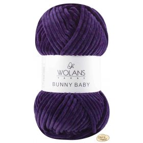 Wolans Bunny Baby 100-016 lila zsenília fonal