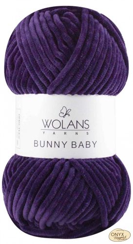 Wolans Bunny Baby 100-016 lila zsenília fonal