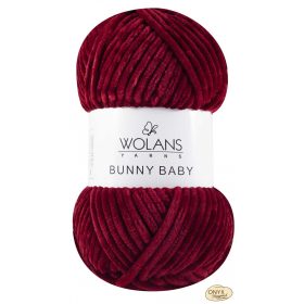 Wolans Bunny Baby 100-020 burgundi zsenília fonal