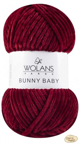 Wolans Bunny Baby 100-020 burgundi zsenília fonal