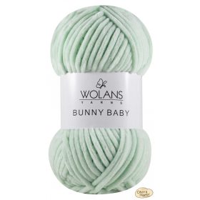 Wolans Bunny Baby 100-023 mentazöld zsenília fonal