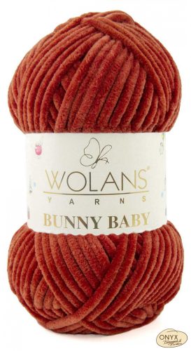 Wolans Bunny Baby 100-027 terrakotta6róka színű zsenília fonal