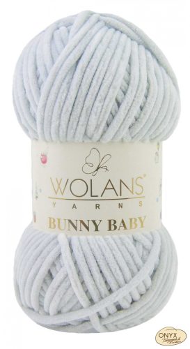 Wolans Bunny Baby 100-036 ezüstszürke zsenília fonal