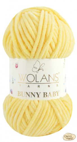 Wolans Bunny Baby 100-044 citrom zsenília fonal