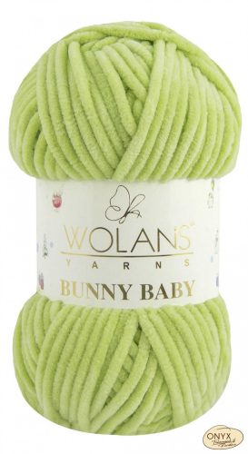 Wolans Bunny Baby 100-046 pisztácia zsenília fonal