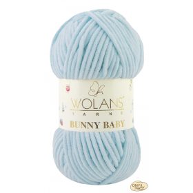 Wolans Bunny Baby 100-048 felhőkék zsenília fonal