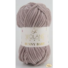 Wolans Bunny Baby 100-053 sötét púder zsenília fonal