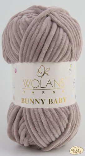 Wolans Bunny Baby 100-053 sötét púder zsenília fonal