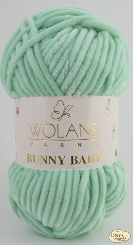 Wolans Bunny Baby 100-057 sötét menta zsenília fonal