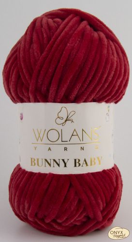 Wolans Bunny Baby 100-058 rubinvörös zsenília fonal
