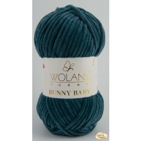 Wolans Bunny Baby 100-063 petrol zsenília fonal