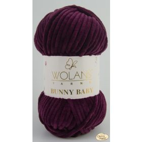 Wolans Bunny Baby 100-066 padlizsán zsenília fonal